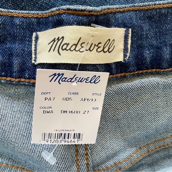 Madewell The Perfect Vintage Crop Jeans in Barnsdale Wash Women’s Size 27 - Picture 9 of 12
